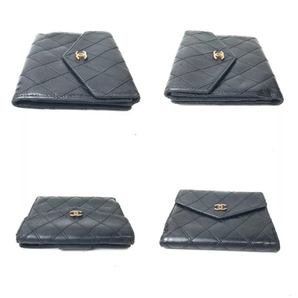 Authentic CHANEL leather wallet. Beautiful twofold - Picture 4 of 12